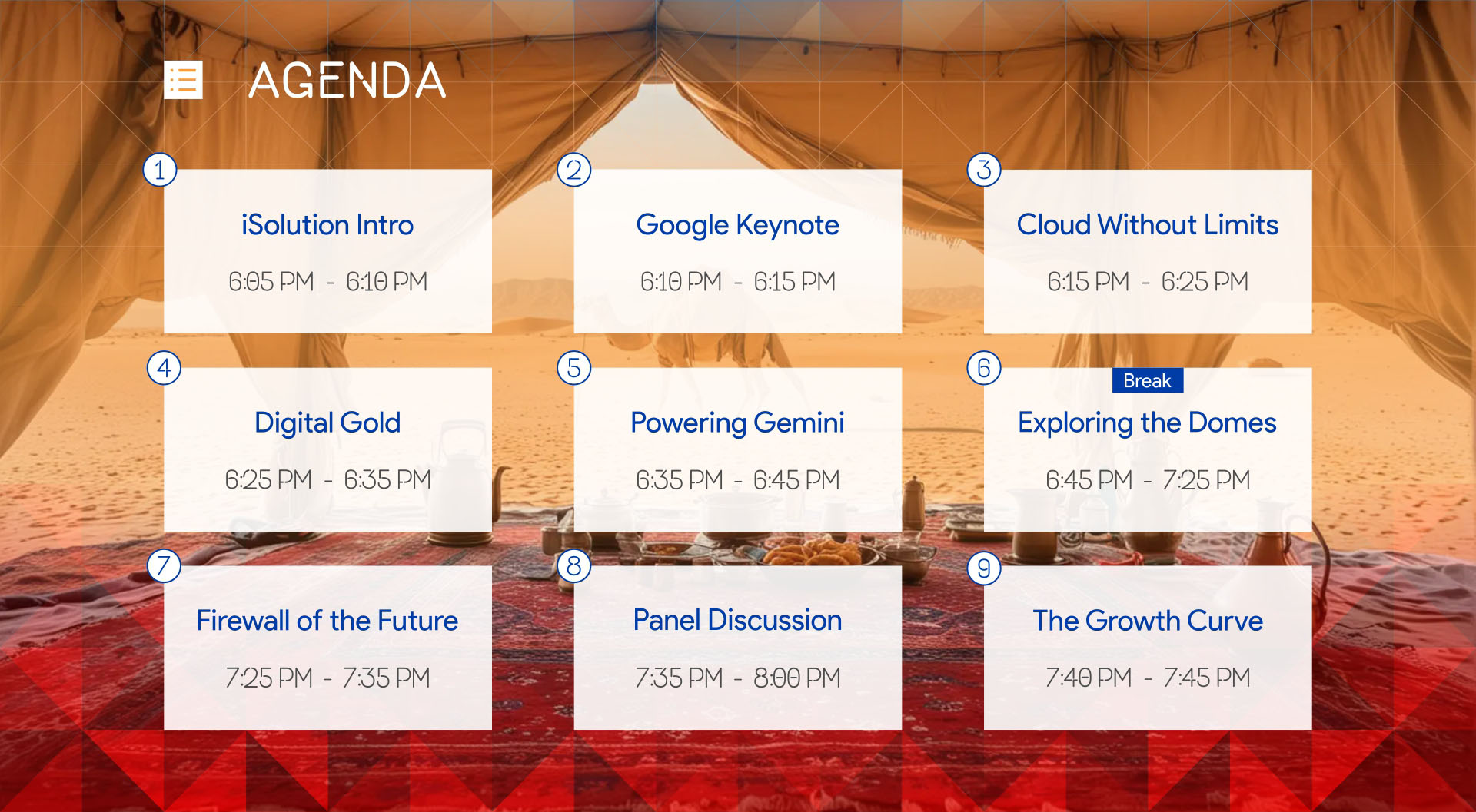 Riyadh Remix - Agenda