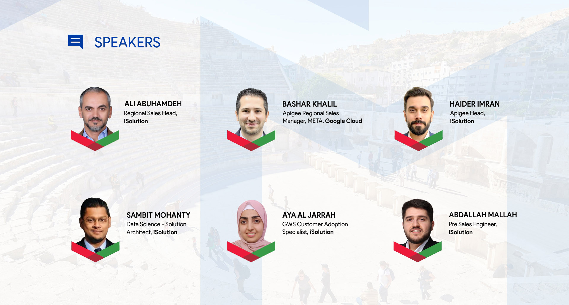 Amman Unplugged - Speakers